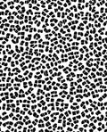 Abstract Black Scatterprint Rug