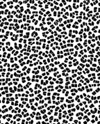 Abstract Black Scatterprint Rug