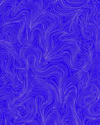 Abstract Blue Swirl Pattern Rug