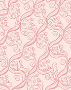 Art Nouveau Floral Scroll Delight Rug