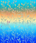 Nature Inspired Gradient Branch Pattern Rug