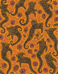 Abstract Tiger Blossom Pattern Rug