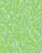 Art Nouveau Leaf Pattern Rug