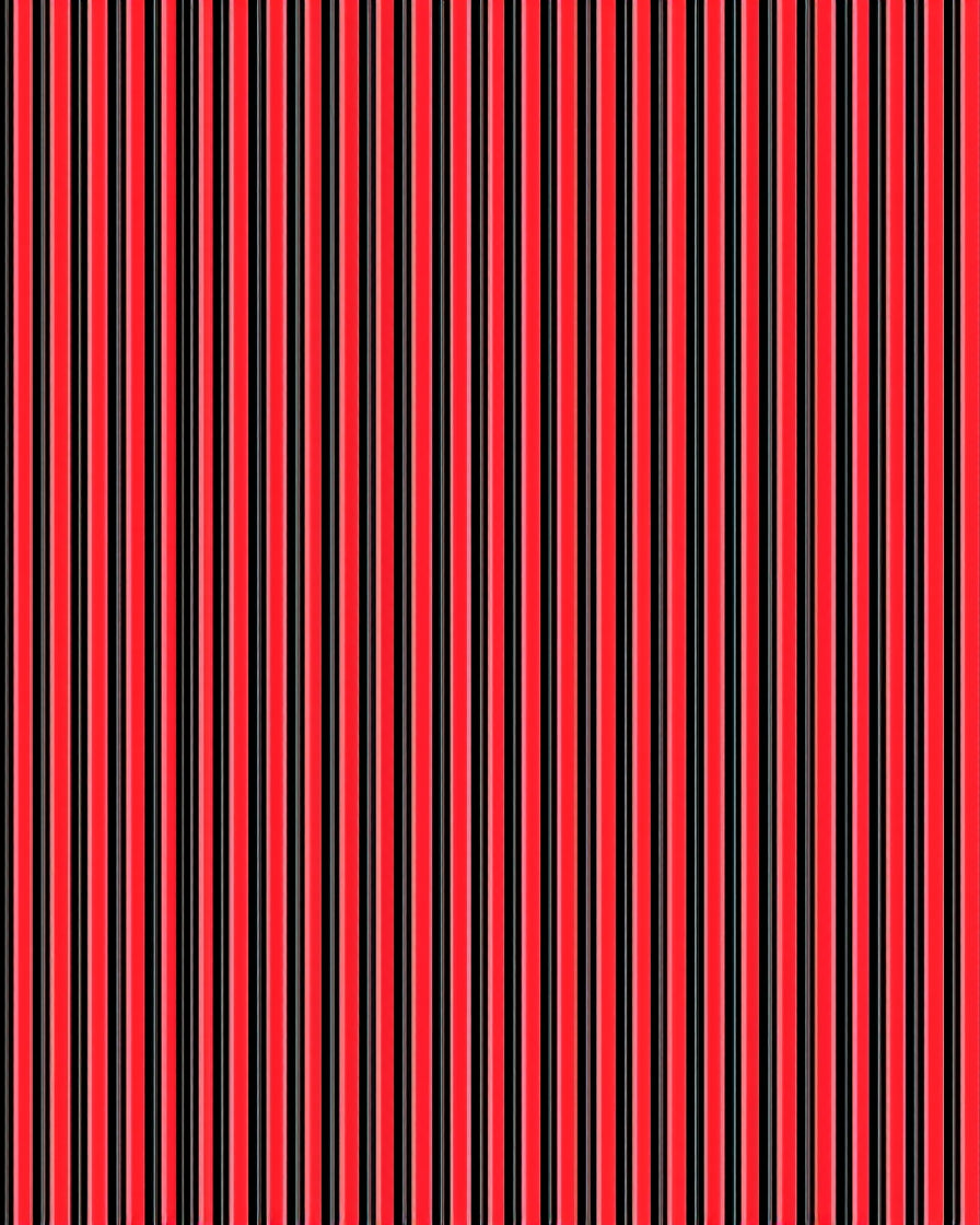 Bold Red Black Striped Texture Rug