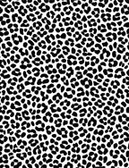 Chic Black Spots Animal Print Rug