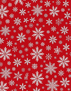 Winter White Snowflake Holiday Rug