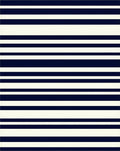 Bold Navy Ivory Stripe Pattern Rug