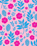 Bold Floral Pattern with Tribal Accents Rug