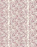 Abstract Figures Burgundy Cream Pattern Rug