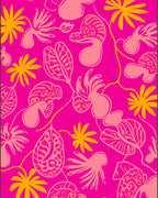 Vibrant Abstract Floral Pattern Rug