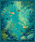 Aquatic Reef Foliage Delight Rug