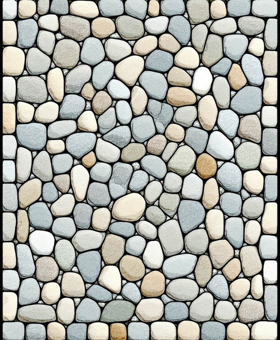 Textured Pebble Pattern Design Rug