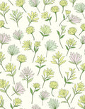 Delicate Floral Botanical Pattern Design Rug