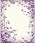 Whimsical Floral Vine Pattern Rug