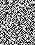Abstract Black White Blot Pattern Rug
