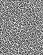 Abstract Black White Blot Pattern Rug