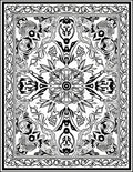 Intricate Floral And Creature Pattern Rug