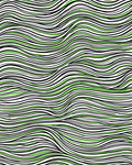 Wavy Stripe Abstract Graphic Design Rug