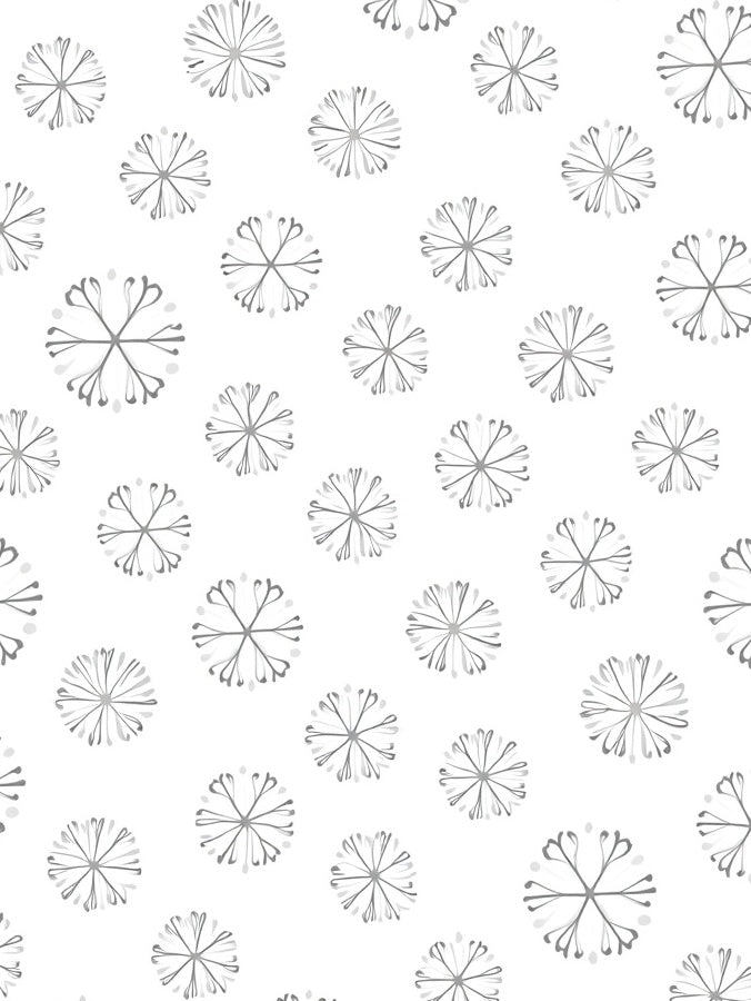 Silver Subtle Starburst Medallion Rug