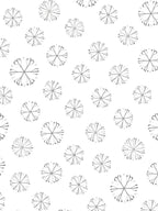 Silver Subtle Starburst Medallion Rug
