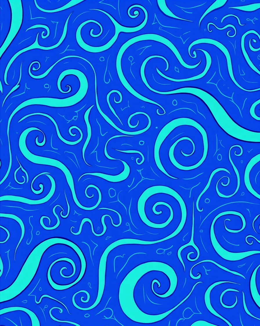 Vibrant Swirl Abstract Pattern Rug