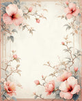 Pastel Floral Branches With Delicate Blooms Rug