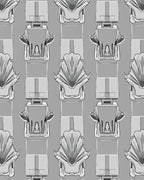 Ornate Shell Seat Pattern Rug