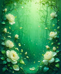 Enchanted Garden Floral Pattern Rug
