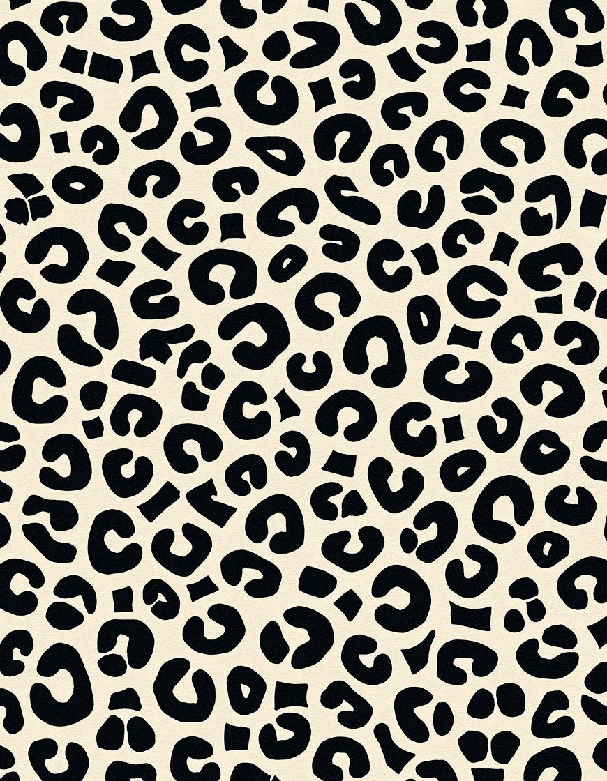 Classic Leopard Spots Pattern Rug