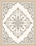 Elegant Floral Swirl Pattern Rug