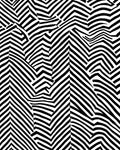 Abstract Black White Geometric Pattern Rug