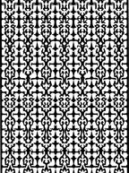 Intricate Black White Abstract Pattern Rug