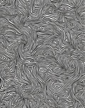 Abstract Black White Swirls Pattern Rug