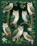 Enchanted Forest Owl Collection Rug