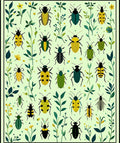 Whimsical Bugs Botanical Garden Pattern Rug