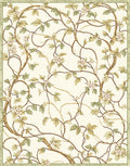 Vintage Floral Vines Pattern Rug
