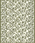 Vine And Leaf Pattern Rug