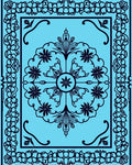 Floral Medallion Pattern Rug