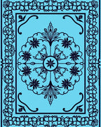 Floral Medallion Pattern Rug
