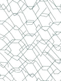 Abstract Geometric Outline Design Rug