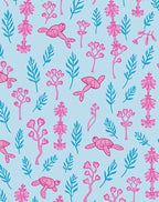 Pink Turtle Coral Pattern Rug