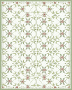 Classic Floral Vine Patterned Rug