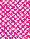 Vibrant Pink Quatrefoil Pattern Design Rug