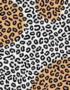 Bold Animal Print Geometric Design Rug