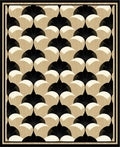 Art Deco Shell Pattern Rug