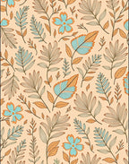Abstract Floral Line Art Design Rug