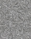 Trippy Black White Wavy Lines Rug