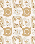 Abstract Floral Organic Shapes Rug