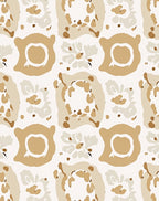 Abstract Floral Organic Shapes Rug