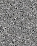 Abstract Black White Swirl Pattern Rug